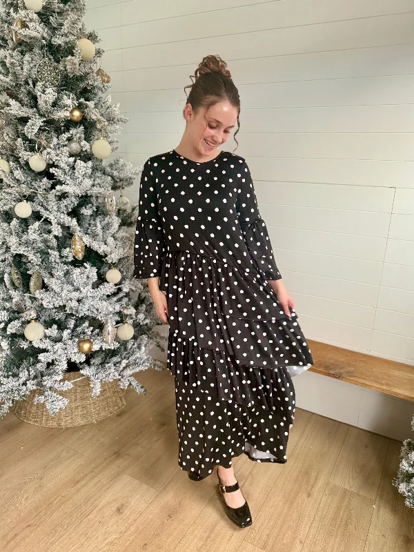 Polka Dot Ruffle Dress