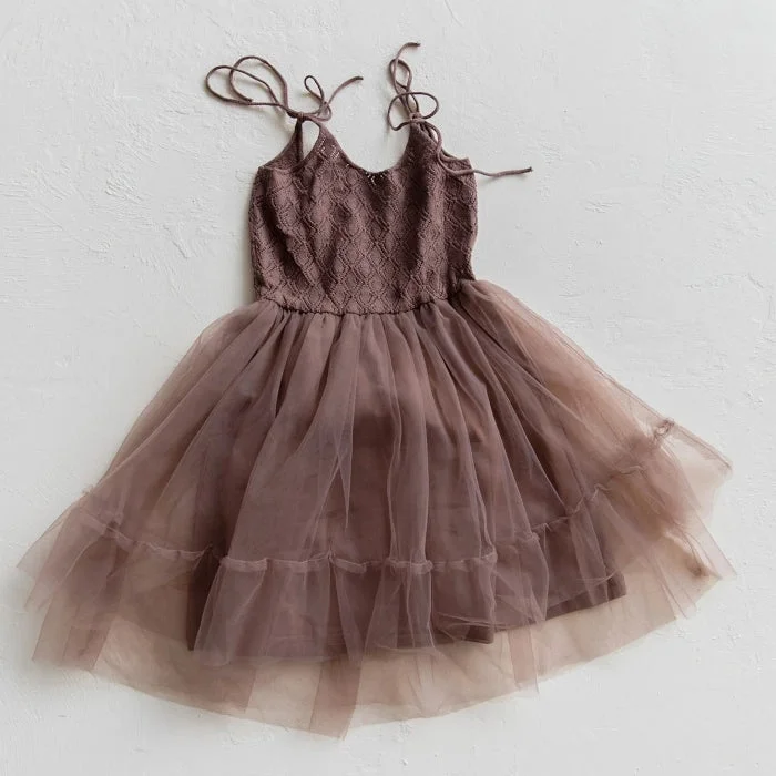 RAISED BY WATER - Elle Dress | Taupe