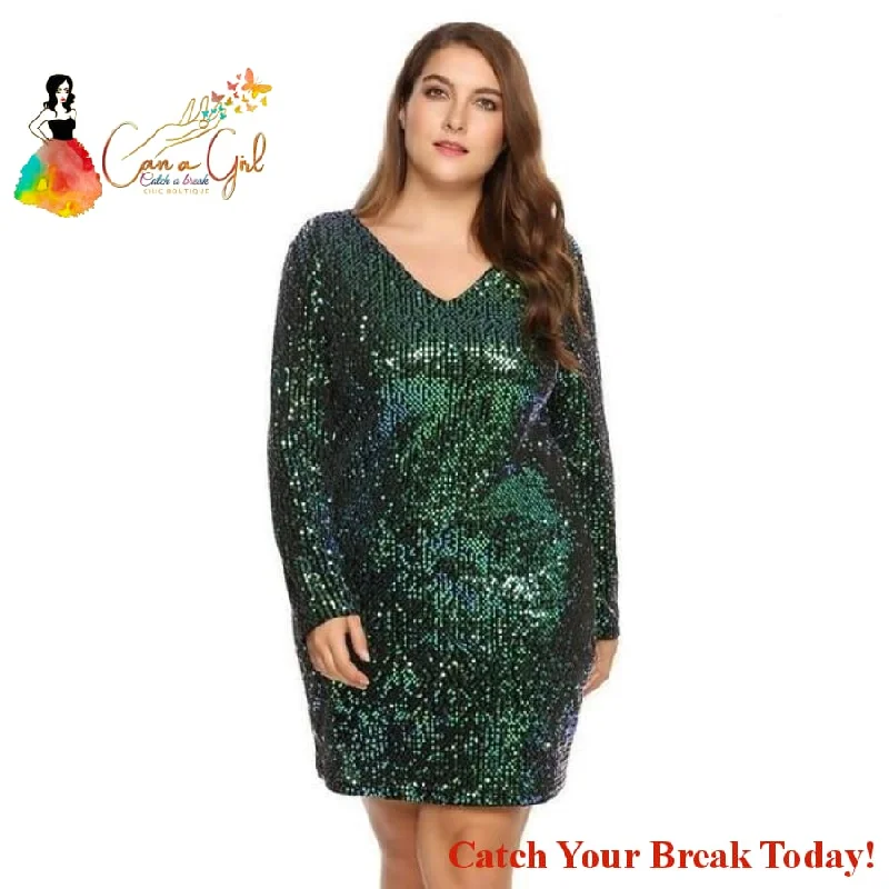 Catch A Break Sequin  Cocktail Dress