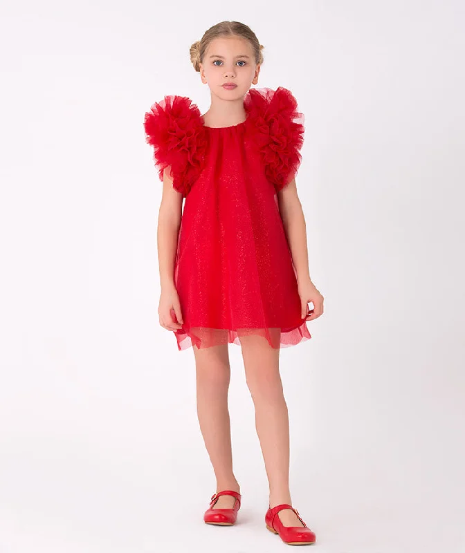 Shimmering Ruffles Dress