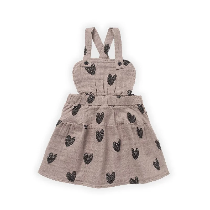 SPROET & SPROUT MUD HEART PRINT JUMPER Satin Fabric Silk Fabric Chiffon Fabric