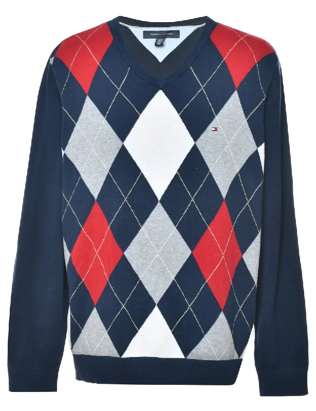 Tommy Hilfiger Jumper - XL Machine Wash Dry Clean Hand Wash