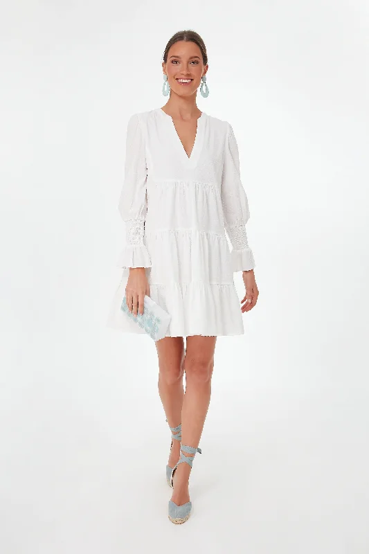 White Swiss Dot Kenzo Dress