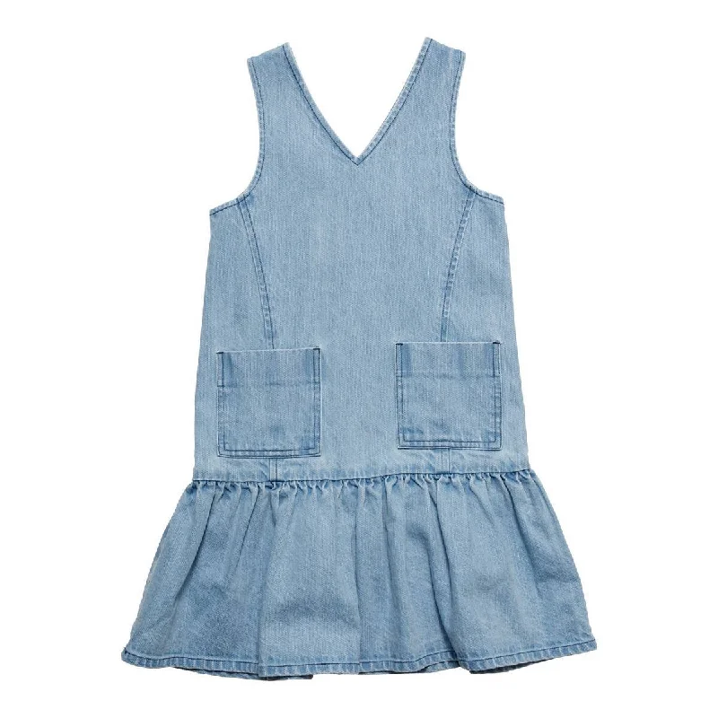 WYNKEN PALE BLEACH DENIM JUMPER Chenille Blend Fleece Blend Nylon Blend