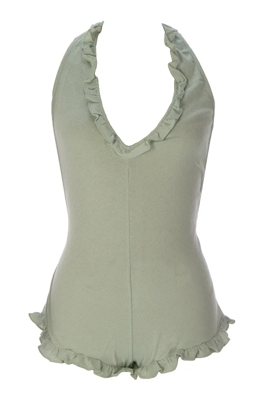 ZINKE Intimates Women's Pool On the Road Again Jumper $121 NEW Transparent Opaque Sheer
