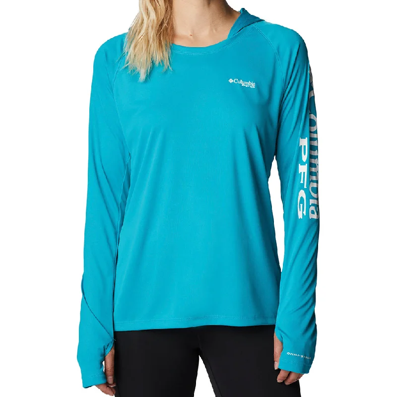 Women's Columbia PFG Tidal Tee Hoodie Hoodie with Raglan Sleeves Sporty Comfortable