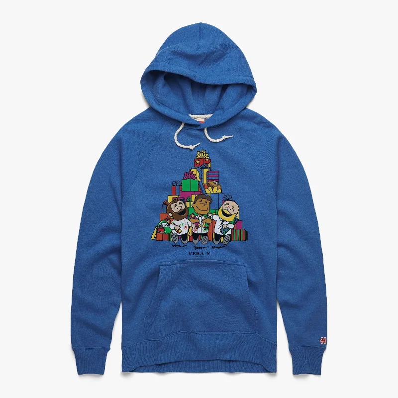 A Philly Special Christmas 2024 Hoodie Hoodie with Mock Neck Collared Structured