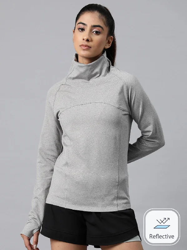 Alcis Dynamic Fit Thermal Sweatshirt Hoodie with High Neck Warm Protective