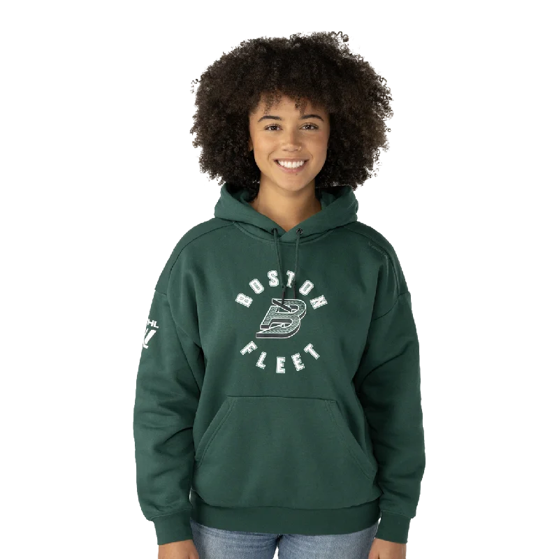 BAUER PWHL TEAM ULTIMATE HOODIE WOMENS BOSTON FLEET Hoodie with Emblem Brand Identity