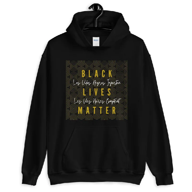 Black Lives Matter Unisex Hoodie Hoodie with Hood Adjustable Protection