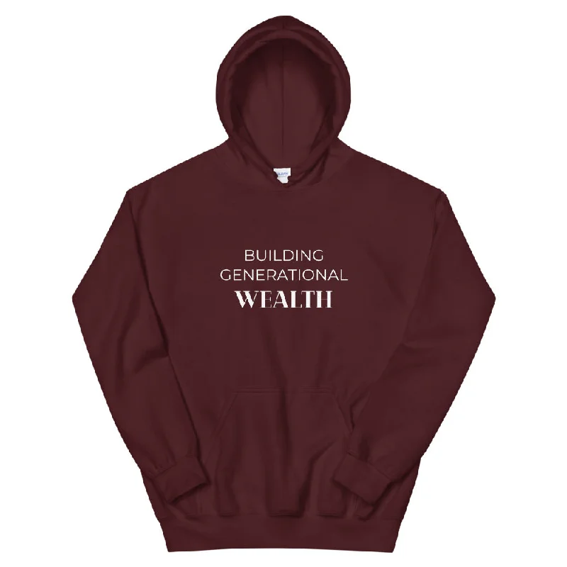 Building Generational Wealth Unisex Hoodie Hoodie Crop Top Short Trendy