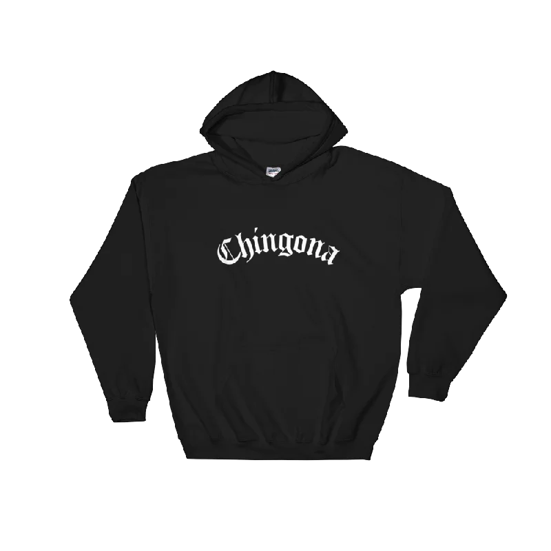 Chingona Pullover Hoodie Hoodie with Neon Bright Vibrant