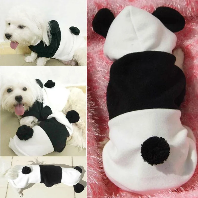 Maxbell Maxbell Dog Jumpsuit Winter Hoodie Puppy Cat Jumper Warm Clothes Outfit Costume M Hoodie with Zipper Versatile Modern