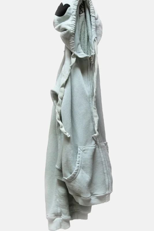 Superfluff Lux Zip Hoodie Texas Storm Hoodie with Contrast Stitching Detailed Premium
