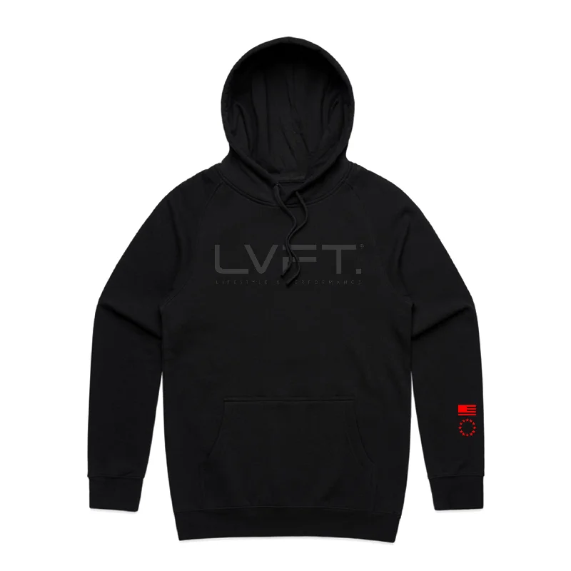 Lifestyle Hoodie v2 - Blackout Hoodie with Double Zipper Versatile Adjustable