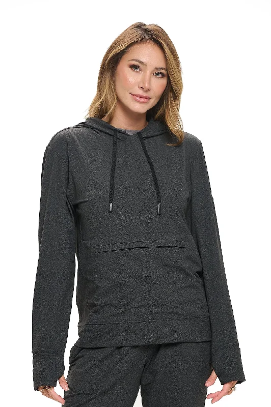 First Class Lounge Hoodie | Women Hoodie with Magnetic Closure Innovative Modern