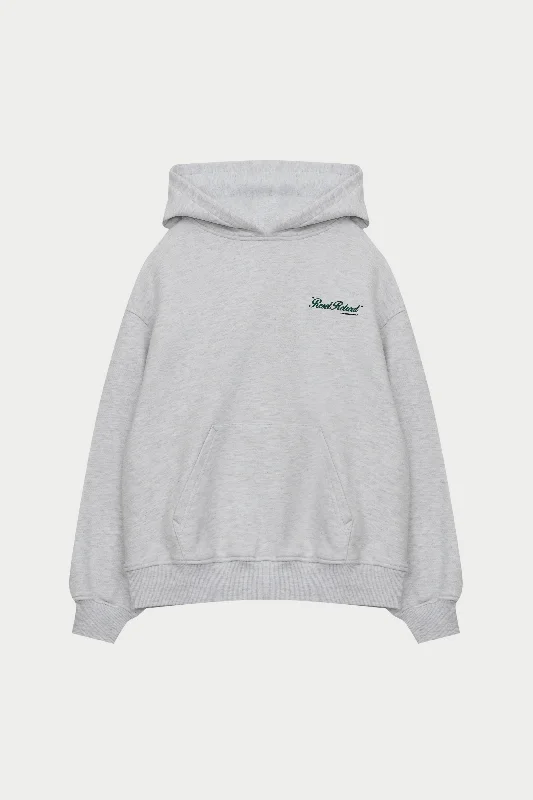 RESET RETREAT OVERSIZED HOODIE - GREY MARL Hoodie with Camouflage Military Edgy