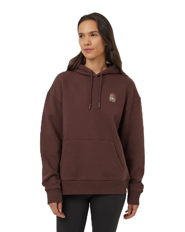 Tentree Mountain Skyline Hoodie - Womens Hoodie with Distressed Vintage Worn