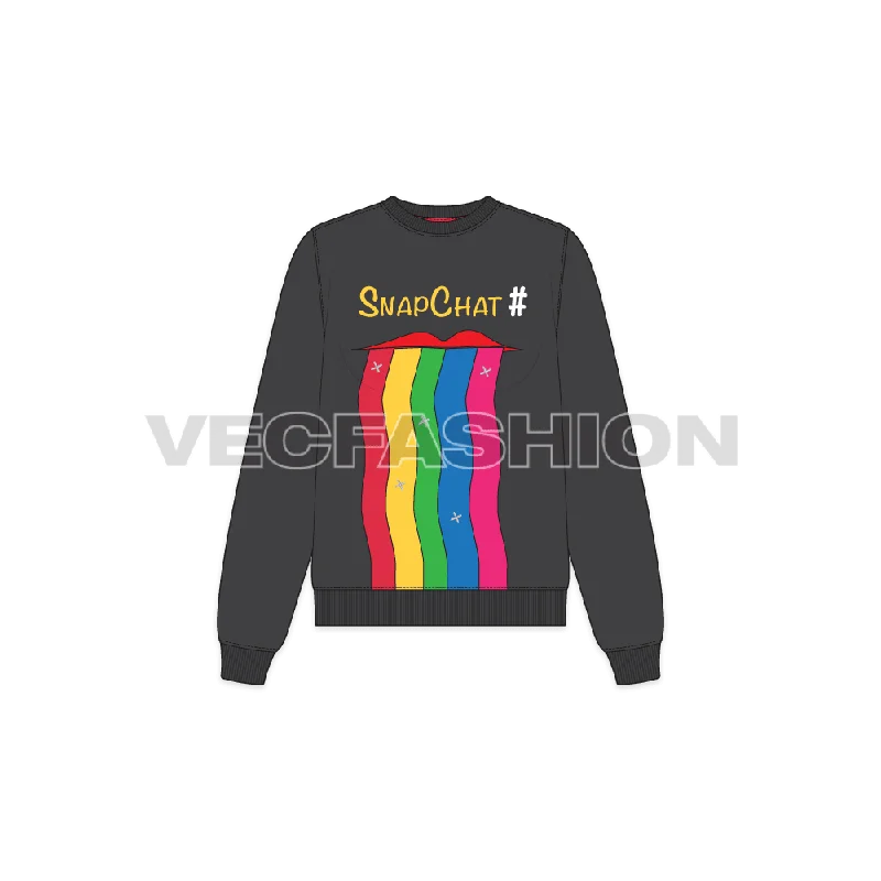 Women's Snapchat Sweatshirt Hoodie with Belted Waist Structured Tailored