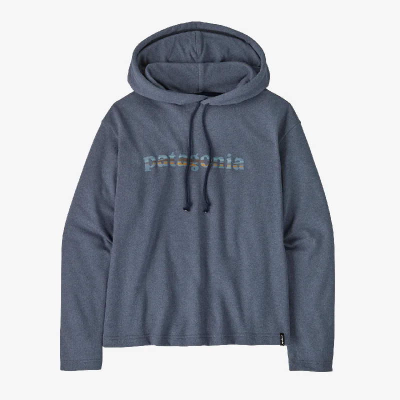 Women's Lightweight '73 Text Logo Wildrise Hoody Hoodie with Tie-Dye Psychedelic Retro