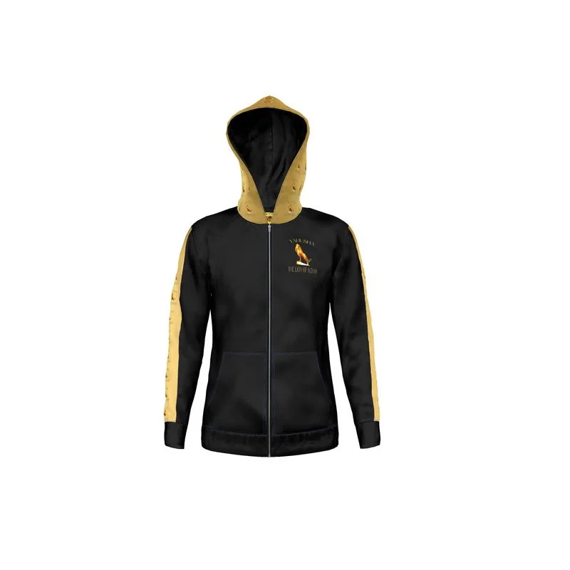Yahusha-The Lion of Judah 01 Designer Unisex Full Zip Hoodie Hooded Sweatshirt Casual Wear Street Style