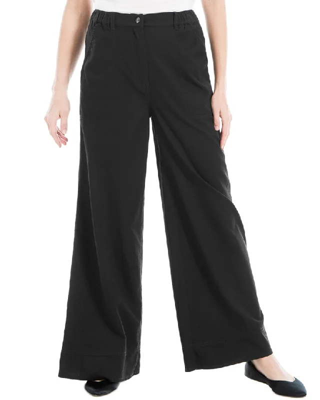 Max Studio Pique Pant High-Waist Jogger Pants