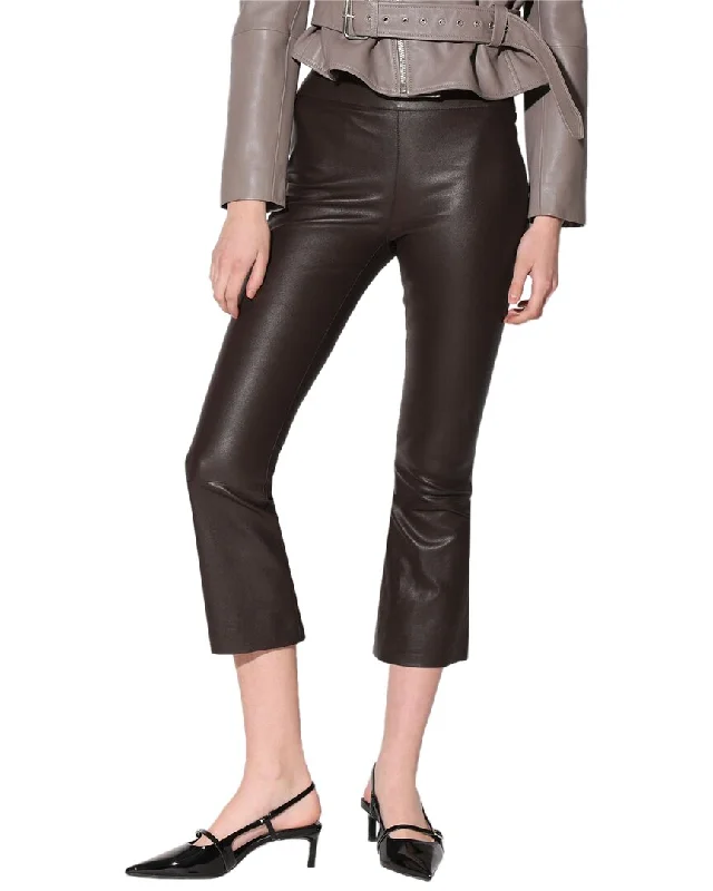 Walter Baker Luisa Fitted Leather Pant Comfortable Jogger Trousers