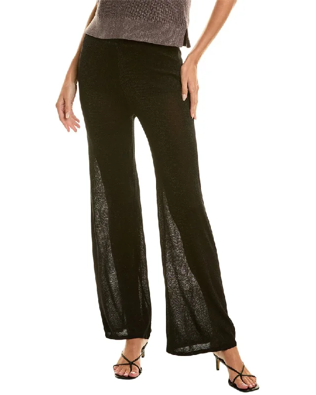 525 America Clover Lurex Wide Leg Pant Elegant Dress Pants