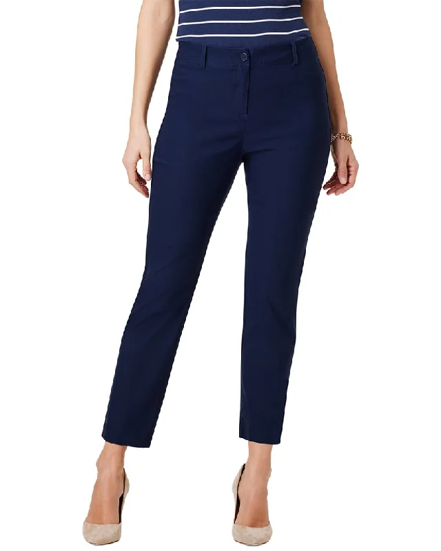 Nic+Zoe Polished Wonderstretch Straight Pant Soft Wool Pants
