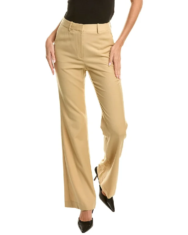 Theory Demitria High-Rise Wool Pant Modern Skinny Pants