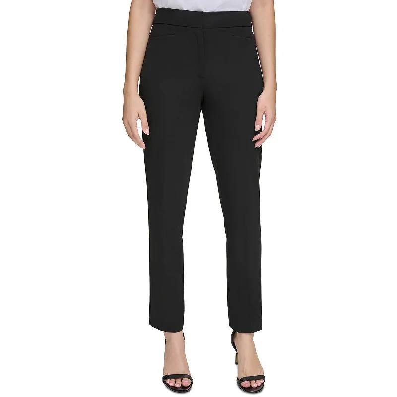 Womens High Rise Workwear Ankle Pants Trendy Palazzo Pants