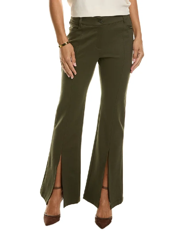 Elie Tahari Slit Front Pant Chic Black Leggings