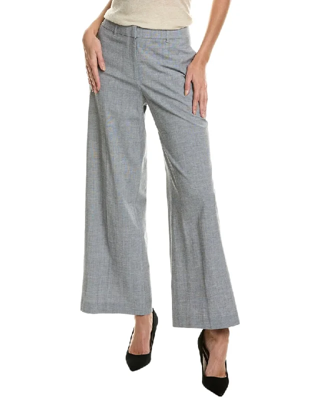Lafayette 148 New York Dalton Wool-Blend Wide Leg Pant Casual Sweatpants Style
