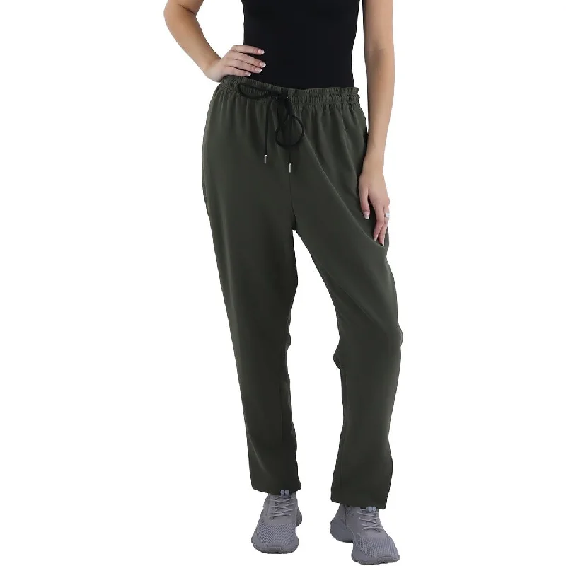 Womens Slit Pull On Ankle Pants Fashionable Jogger Pants