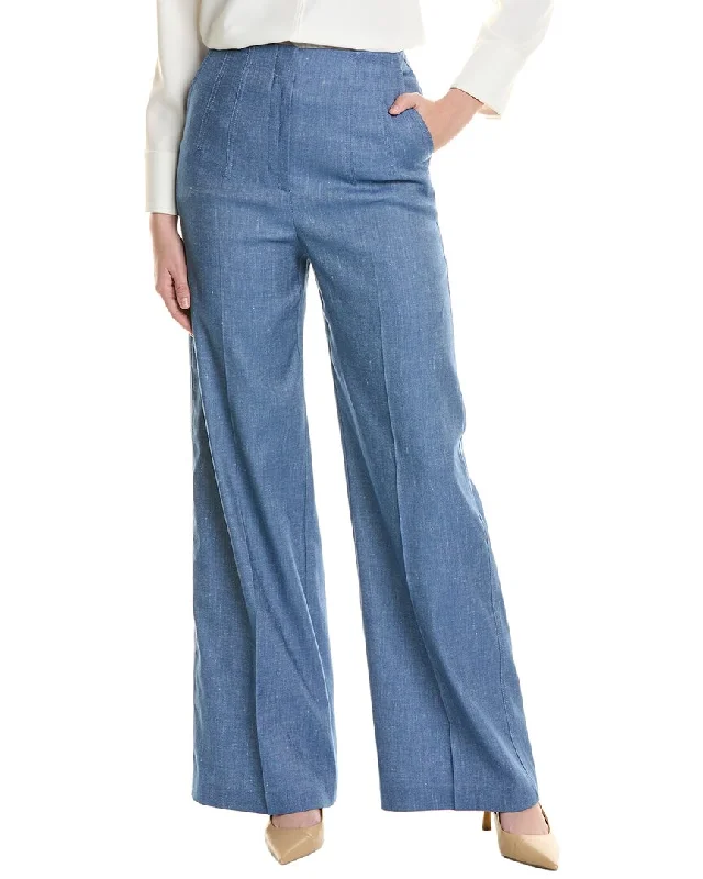 Hugo Boss Tasena Linen-Blend Pant Lightweight Linen Pants