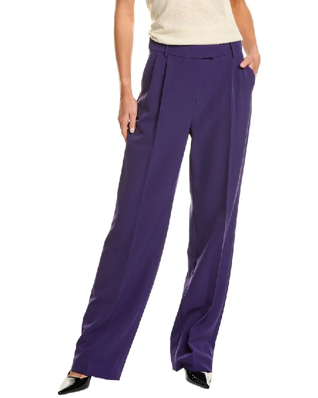 Bcbgmaxazria Pleated Straight Leg Pant Trendy Palazzo Pants