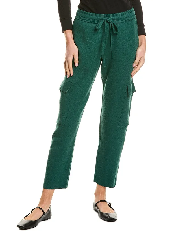 Monrow Soft Knit Cargo Jogger Pant Comfortable Jogger Trousers