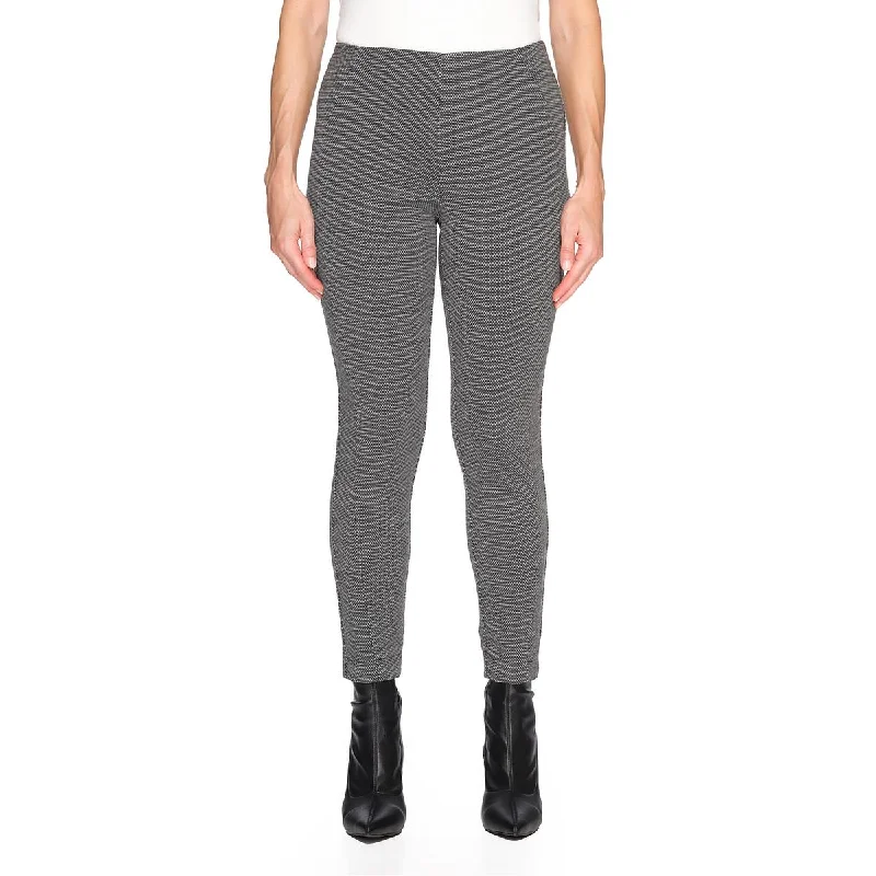 Womens Ankle Skinny Ankle Pants Chic Checkered Pants