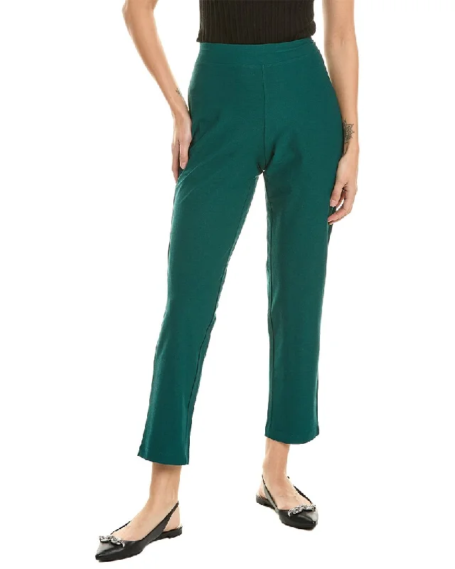 Eileen Fisher Slim Ankle Pant Elegant Wool Trousers