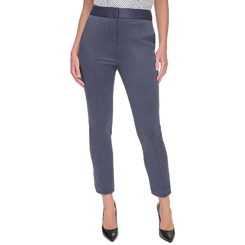 Womens High Rise Ankle Ankle Pants Casual Wide Pants