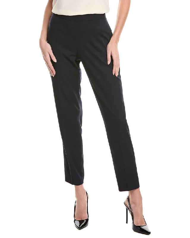 Hugo Boss Tiluna Wool-Blend Pant Soft Stretch Trousers