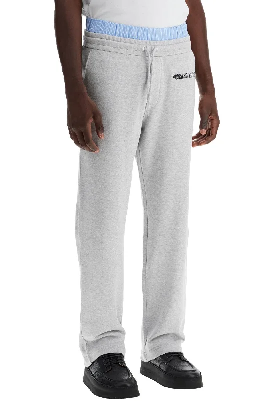 Moschino Jogger Pants With Boxer Insert Classic Cropped Pants