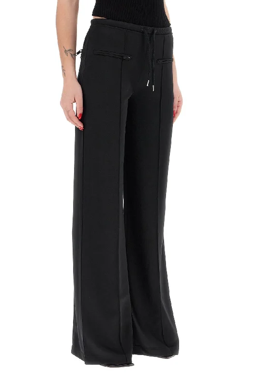 Courreges Fluid Jogger Pants Chic Wool Trousers