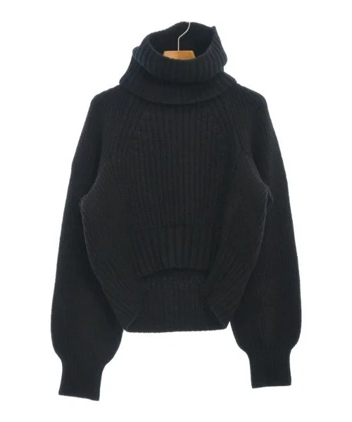 sacai Sweaters Mesh Sweater Canvas Denim