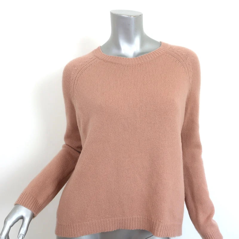 Giada Forte Cashmere Raglan Sweater Apricot Size 1 Print Jacquard Patchwork