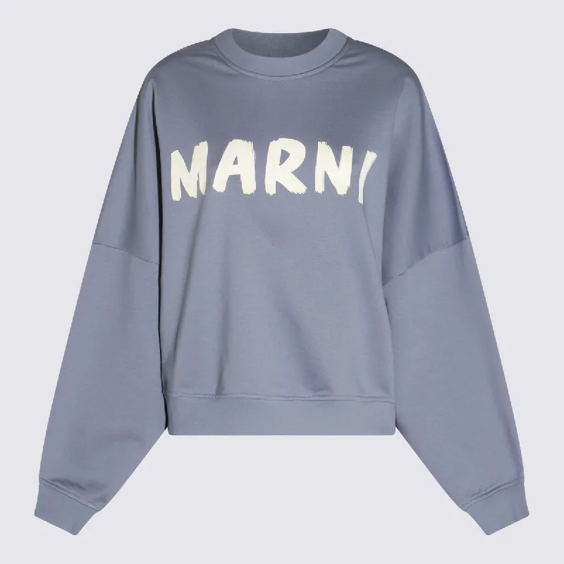 Marni Sweaters Ribbed Striped Patterned