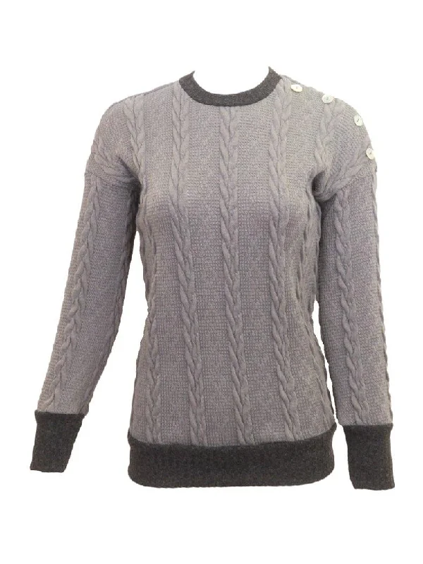 Sportchic Cableknit Sweater Iron Safe Non-Iron Wrinkle Free