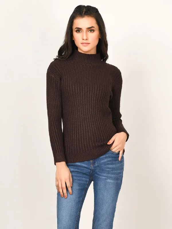 Cable Knit Sweater Cashmere Blend Cotton Blend Poly Blend