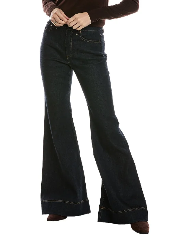 Alice + Olivia High-Rise Bell Jean Cozy Relaxed Fit Jeans