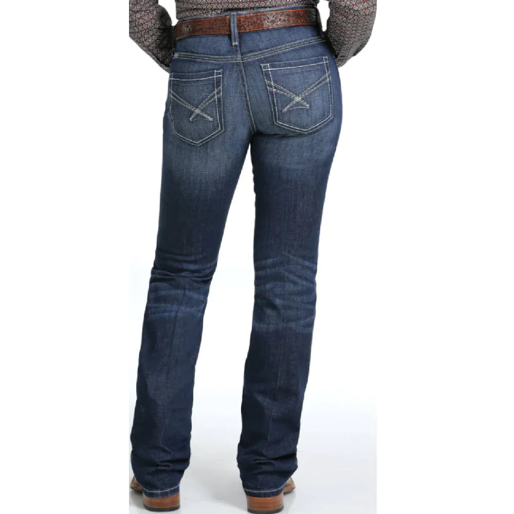 Women's Cinch SHANNON STRAIGHT JEAN Fashionable Vintage Wash Jeans